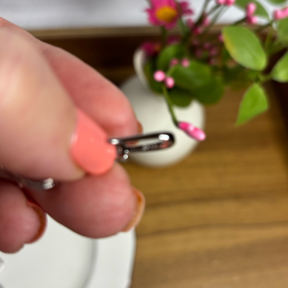 Teal Crystal Drop Earrings - Women Jewelry - Picture 4 of 4